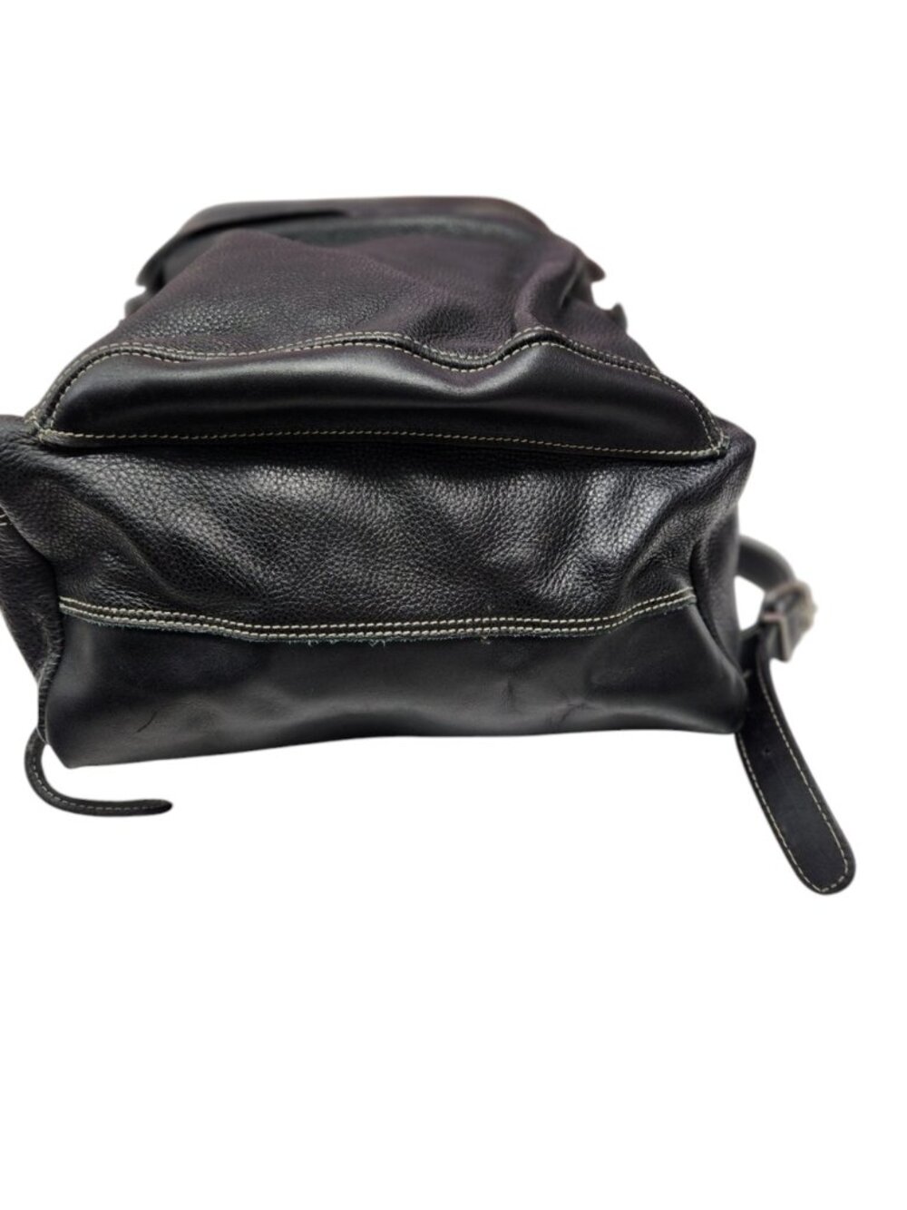 Men's Roots Pebbled Leather Backpack - Picture 4 of 15